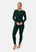 CORE MERINO BASELAYER SET - Dark Green