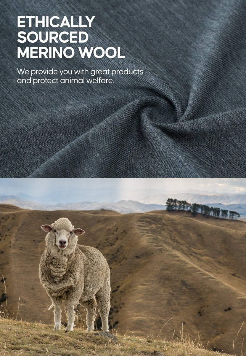 MERINO WOOL BASE LAYER SHIRT FOR MEN - DANISH ENDURANCE