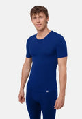 T-SHIRT MÉRINOS CORE - Bleu marine