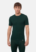 MERINO WOOL BASE LAYER T-SHIRT FOR MEN - Dark Green