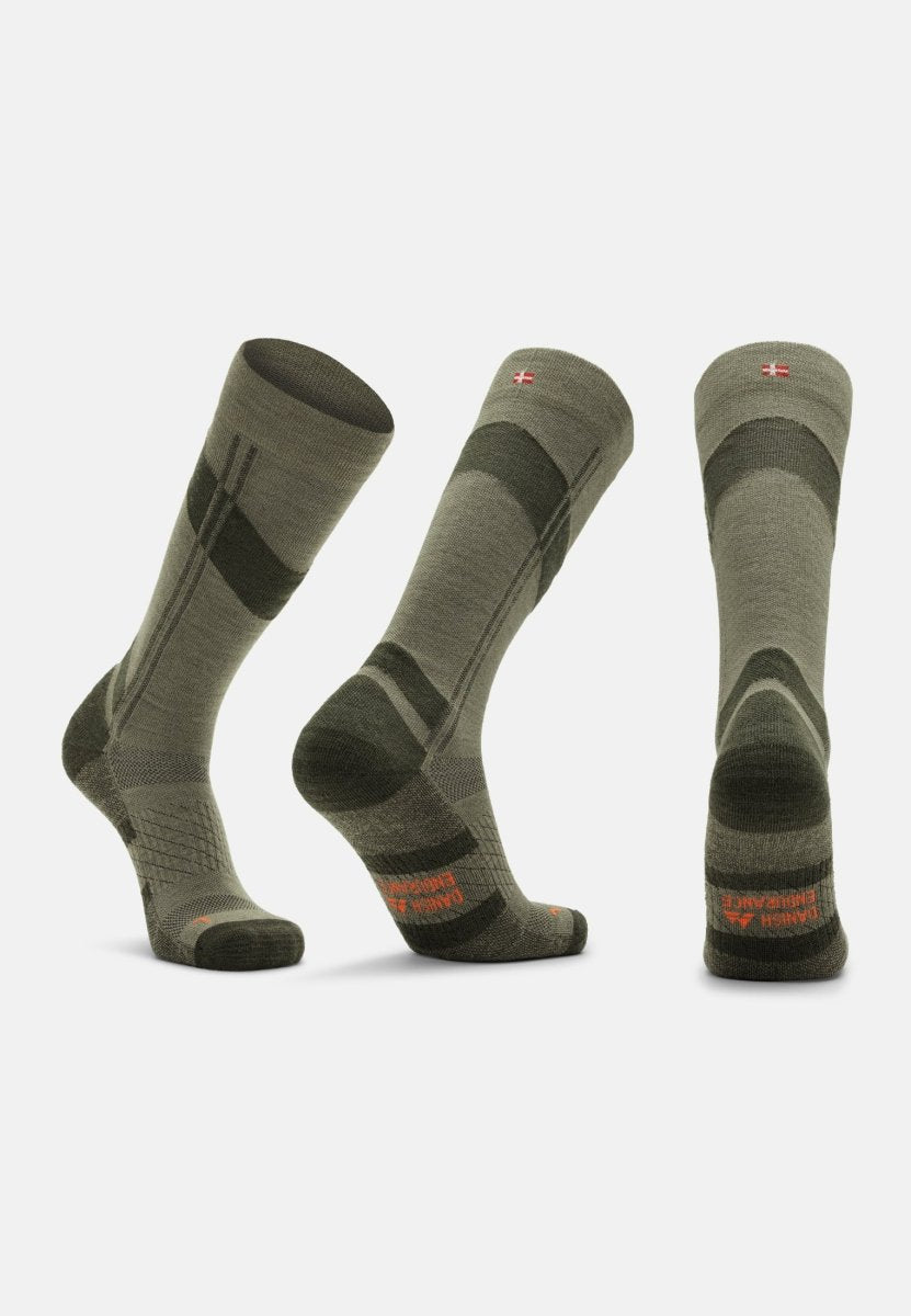 MERINO WOOL COMPRESSION SKI SOCKS - DANISH ENDURANCE