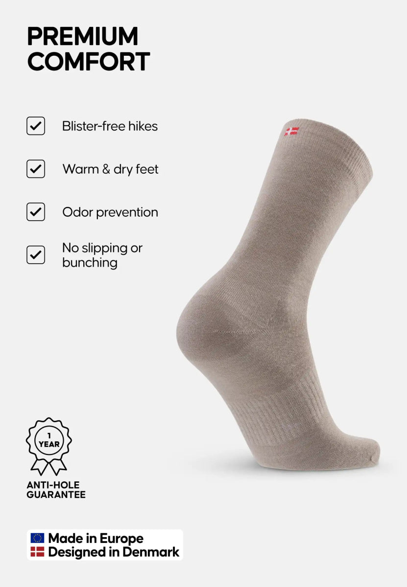 MERINO WOOL HIKING LINER SOCKS - DANISH ENDURANCE