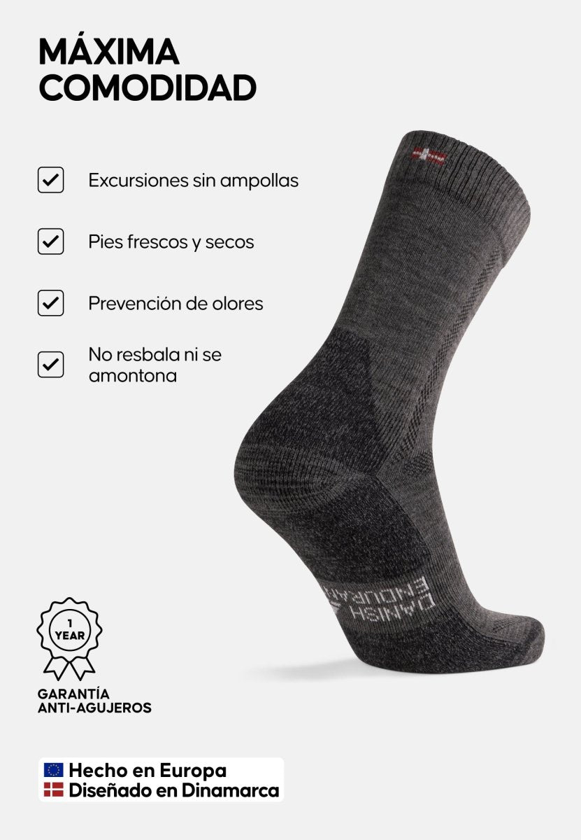 MERINO WOOL HIKING SOCKS - DANISH ENDURANCE