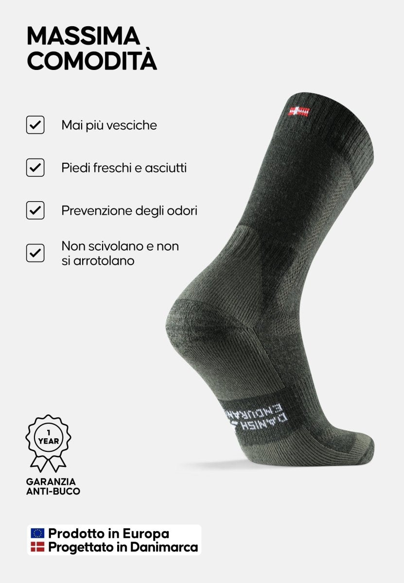 MERINO WOOL HIKING SOCKS - DANISH ENDURANCE