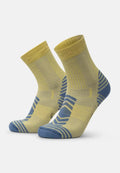 CHAUSSETTES MI-MOLLET RANDONNÉE LIGHT - Jaune/Bleu
