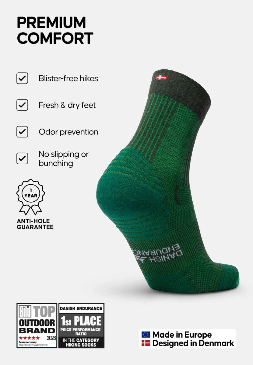 MERINO WOOL HIKING SOCKS LIGHT - DANISH ENDURANCE