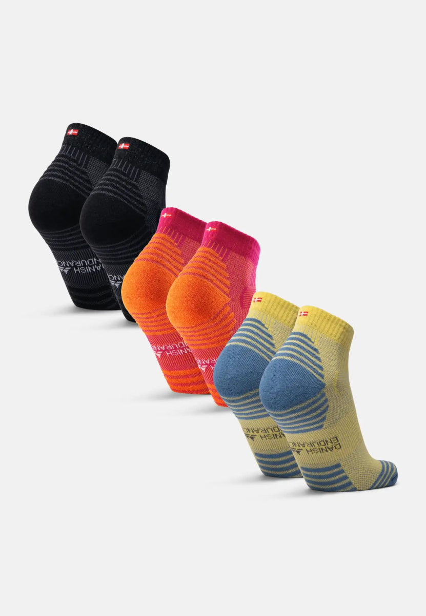 MERINO WOOL HIKING SOCKS LOW CUT - DANISH ENDURANCE
