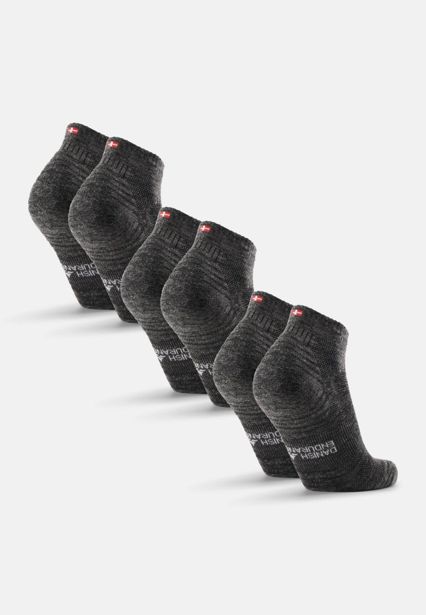 MERINO WOOL HIKING SOCKS LOW CUT - DANISH ENDURANCE