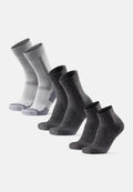 MERINO WOOL HIKING SOCKS SET (Outlet) - Grey Set