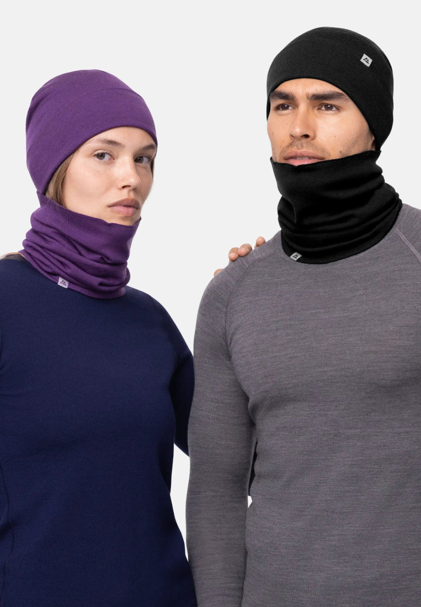 MERINO WOOL NECK GAITER FOR MEN & WOMEN - DANISH ENDURANCE