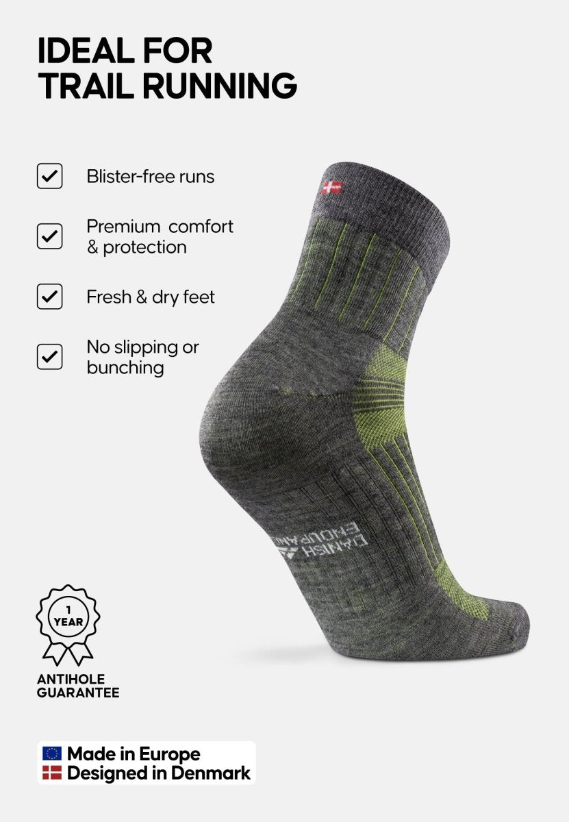 MERINO WOOL RUNNING SOCKS - DANISH ENDURANCE