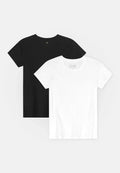 EASE T-SHIRT - Black | White
