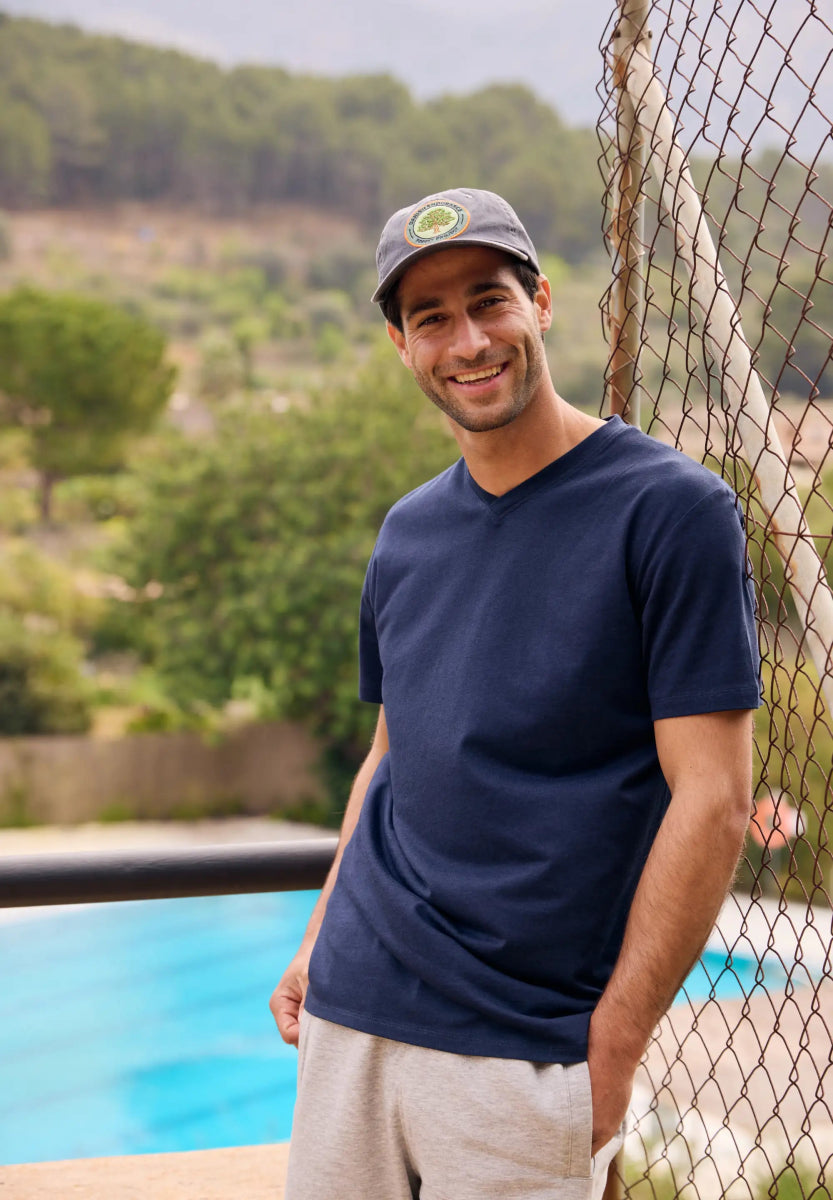 MODAL V - NECK T - SHIRT FOR MEN - DANISH ENDURANCE