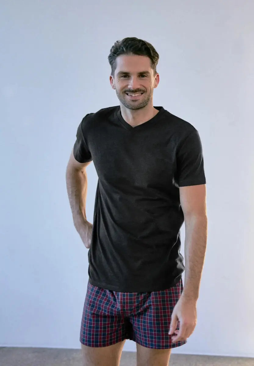 MODAL V - NECK T - SHIRT FOR MEN - DANISH ENDURANCE