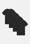 EASE CAMISETA CON CUELLO V - Negro