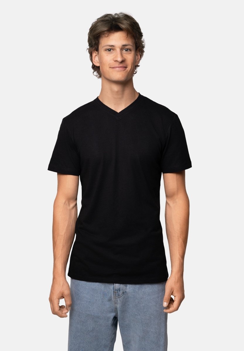 MODAL V - NECK T - SHIRT FOR MEN - DANISH ENDURANCE