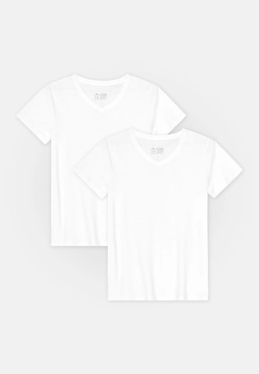 MODAL V NECK T - SHIRT FOR WOMEN - DANISH ENDURANCE