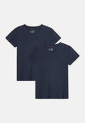 EASE V-NECK T-SHIRT - Dark Navy