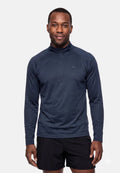 MOMENTUM RUNNING HALF-ZIP TRØJE - Mørk Marineblå