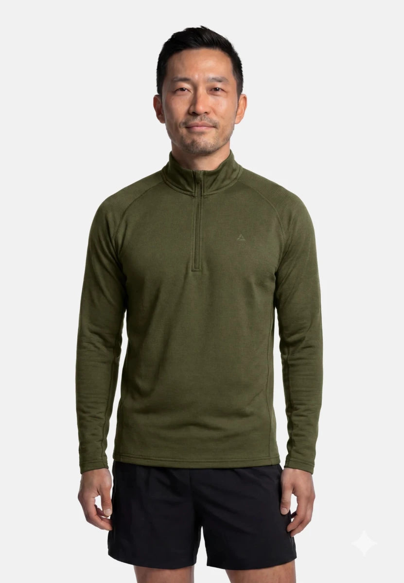 MOMENTUM HALF ZIP RUNNING SHIRT - DANISH ENDURANCE