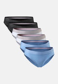 ORGANIC COTTON BIKINI - Black | Grey Melange | Light Blue