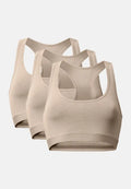 ORGANIC COTTON BRALETTE - Beige