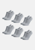 COTTON NO-SHOW SOCKS - Grey