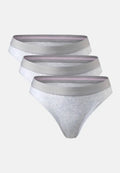 ORGANIC COTTON THONG (Outlet) - Grey