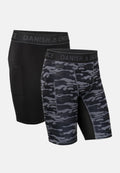 POWER KOMPRESSIONS SHORTS - Schwarz | Grau Camo
