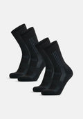 PREMIUM CALCETINES SENDERISMO CREW - Negro/gris