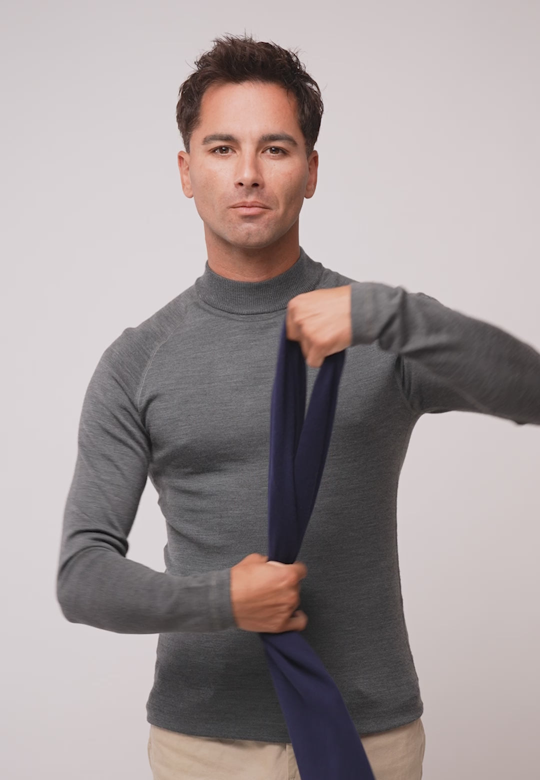 MERINO WOLLEN SJAAL VOOR HEM EN HAAR