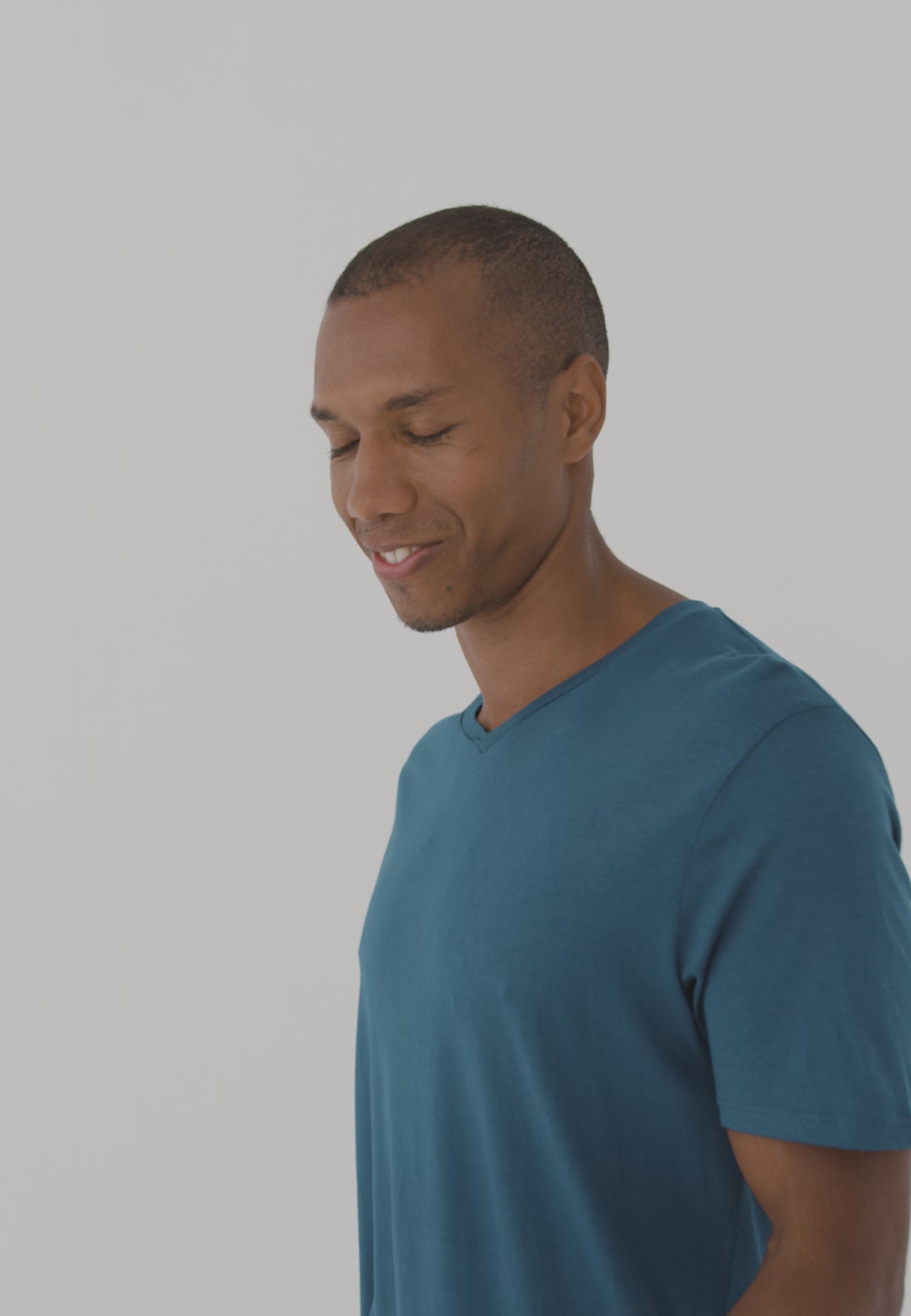 MODAL V-HALS T-SHIRT VOOR HEREN (Outlet)