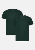 PURE MERINO T-SHIRT - Dark Green
