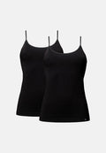 BAMBOO STRAP TOP - Black