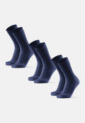SOFT TOP CREW SOCKS (Outlet) - Navy Blue