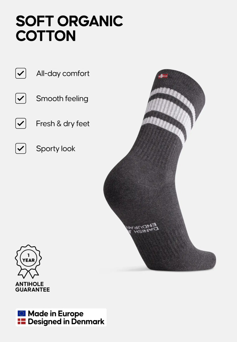 TENNIS SOCKS IN ORGANIC COTTON - DANISH ENDURANCE
