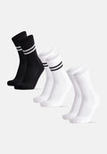 CHAUSSETTES MI-MOLLET TENNIS - Noir/blanc | Blanc/noir | Blanc