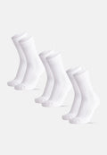TENNIS SOCKS IN ORGANIC COTTON - White