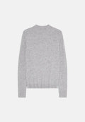 HERITAGE MERINO CASHMERE SWEATER - Light Grey Melange