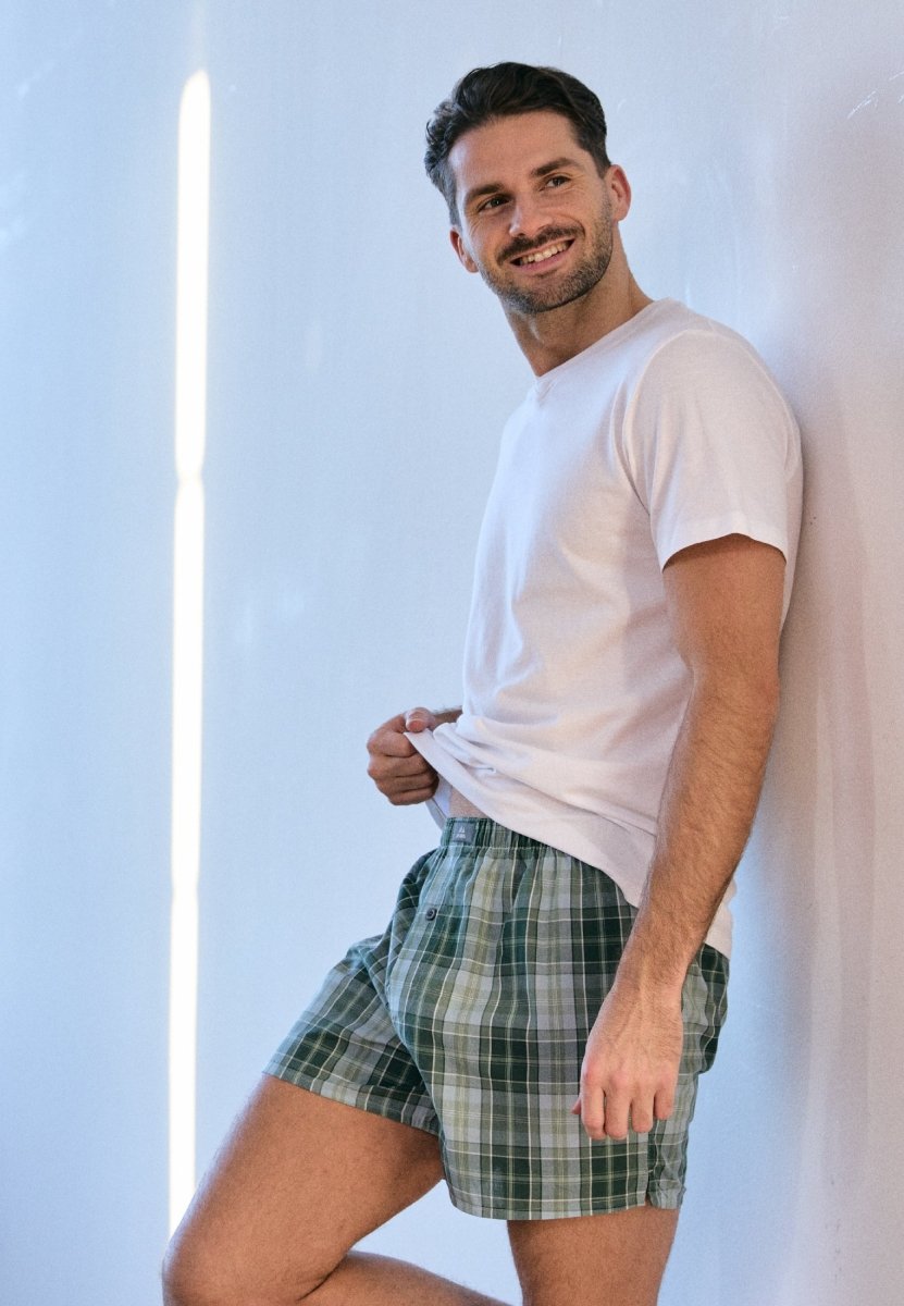 WOVEN BOXER SHORTS FOR MEN - DANISH ENDURANCE