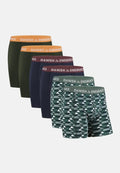 BOXER CLASSIC - Vert/Orange | Bleu marine/Bordeaux | Vert rétro
