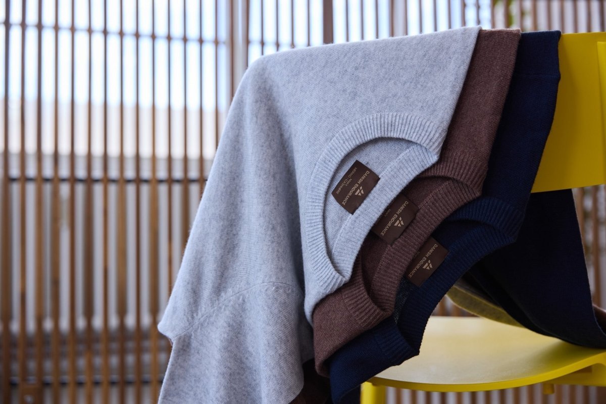 New Arrival: Men’s Merino Cashmere Crew Neck Sweater - DANISH ENDURANCE