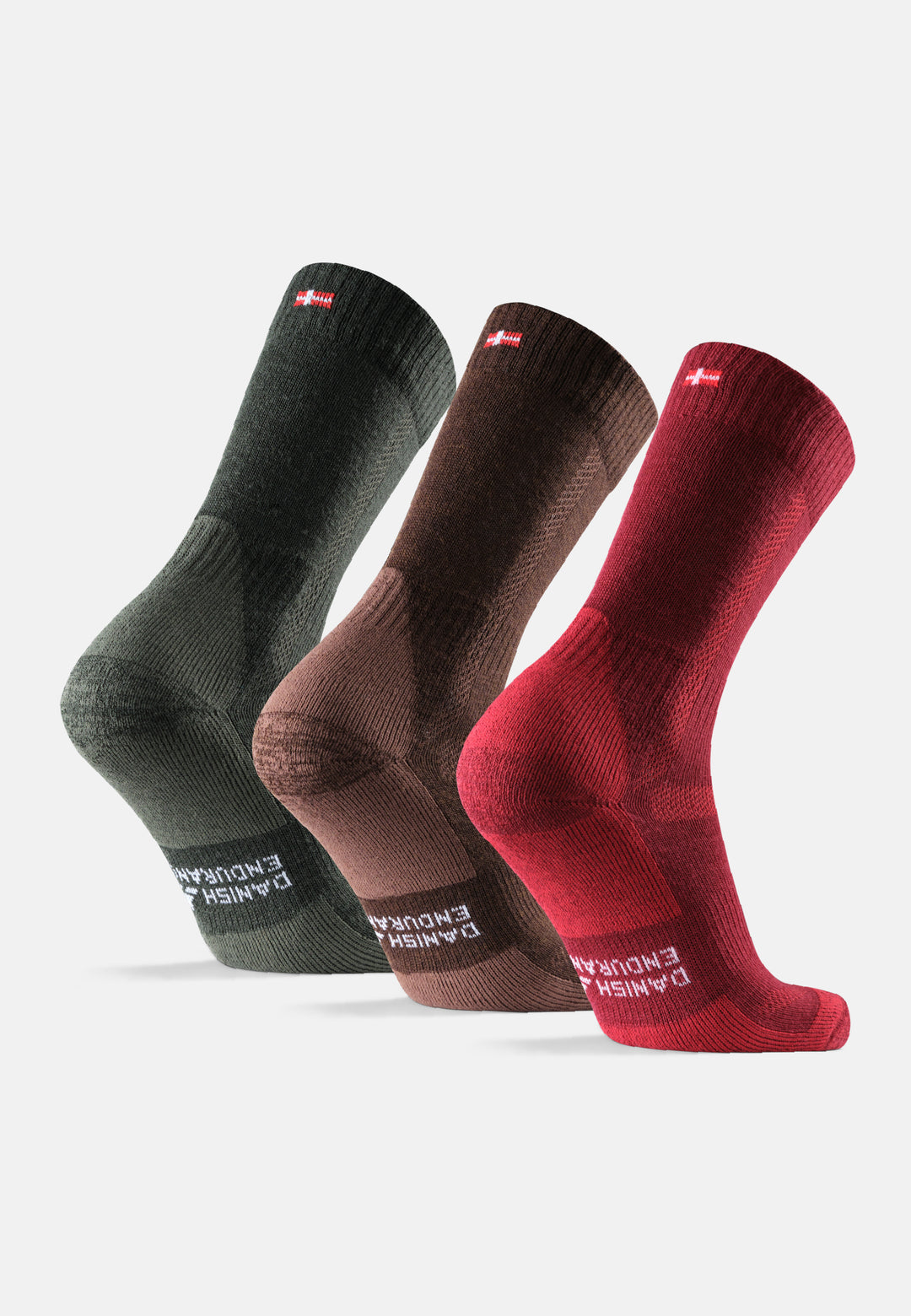 DANISH ENDURANCE Merino Wool Trail Running Socks, Cushioned, Anti-Blister,  Men & Women, 2-Pack, Black/Grey, Medium : : Clothing, Shoes &  Accessories