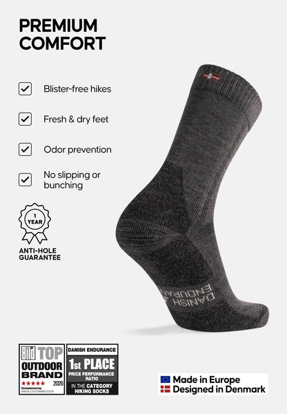 MERINO WOOL HIKING SOCKS