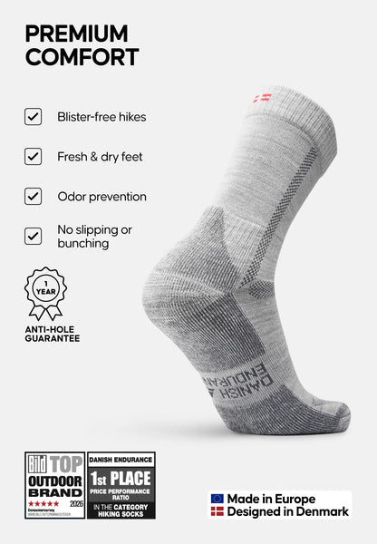 MERINO WOOL HIKING SOCKS