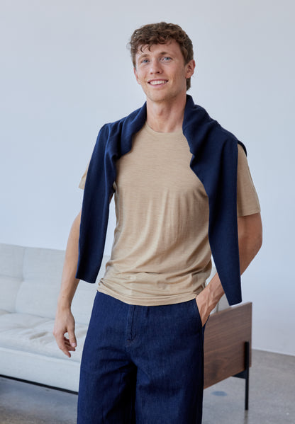 100% MERINO T-SHIRT FOR MEN