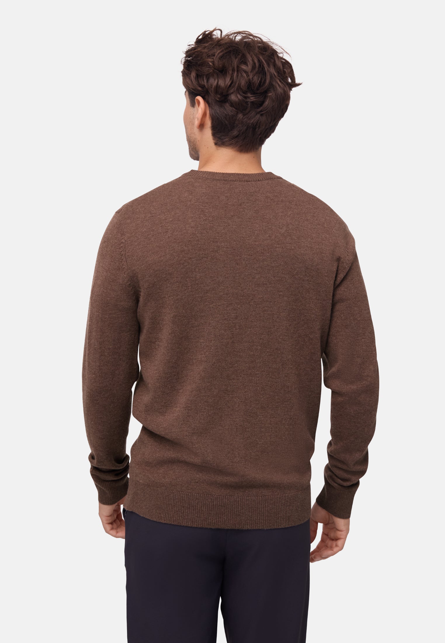 MERINOULD CASHMERE TRØJE TIL MÆND