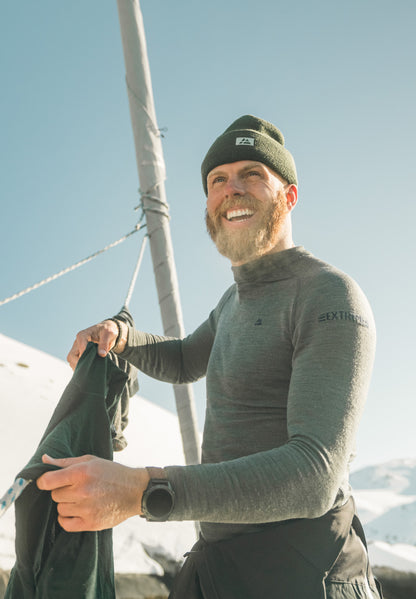 EXTREME BASELAYER SET AUS MERINOWOLLE FÜR HERREN