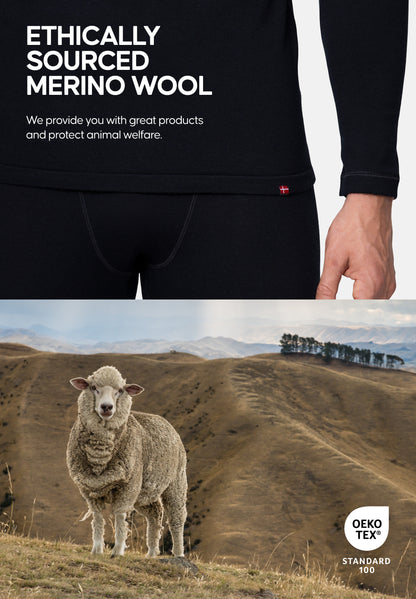 EXTREMES MERINOWOLL-UNTERWÄSCHE-SET FÜR HERREN