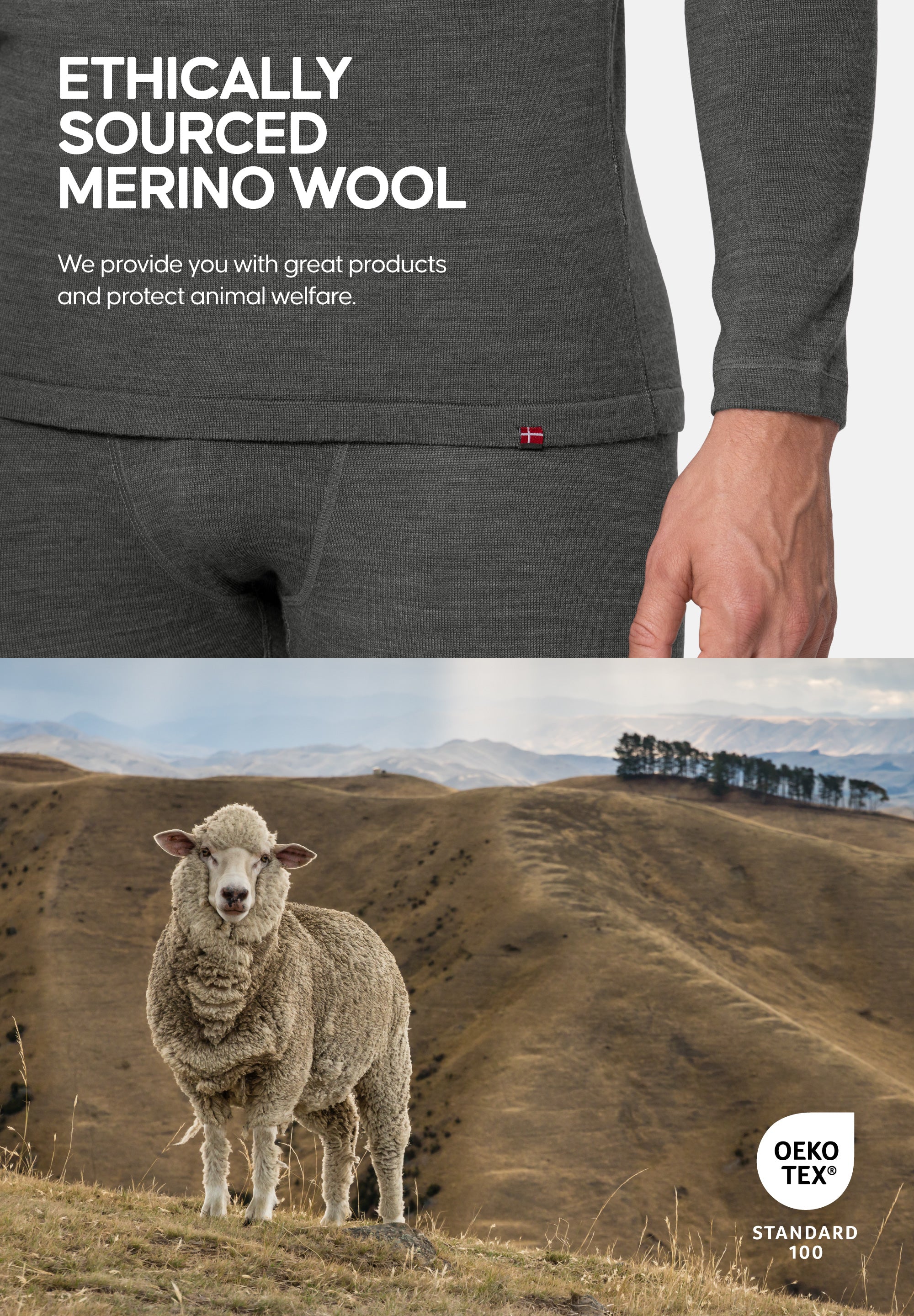EXTREMES MERINOWOLL-UNTERWÄSCHE-SET FÜR HERREN